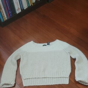 Moda International Off-White Ribbed Sweater SUPER SOFT